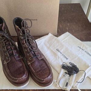 Grant Stone Field Boot - Walnut Bison 9D
